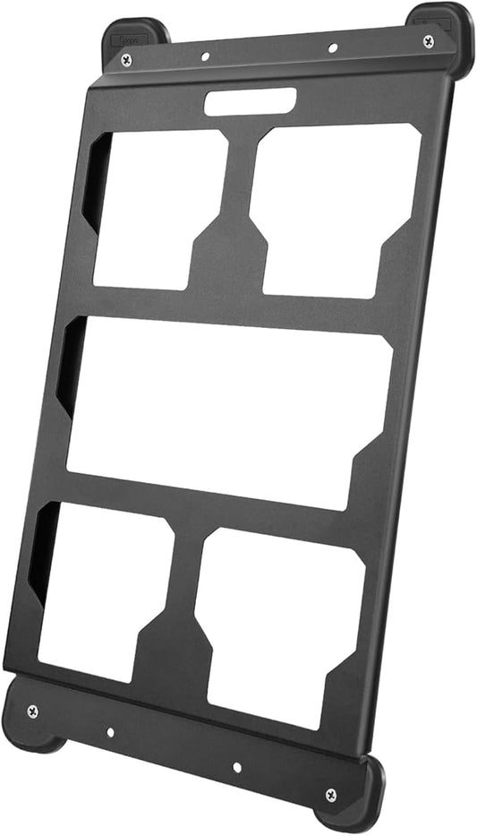 Magnetic Packout Mounting Plate Compatible with Milwaukee Impact Packout Toolbox, Aluminum Mount Bracket for Truck Beds & Metal Pegboards