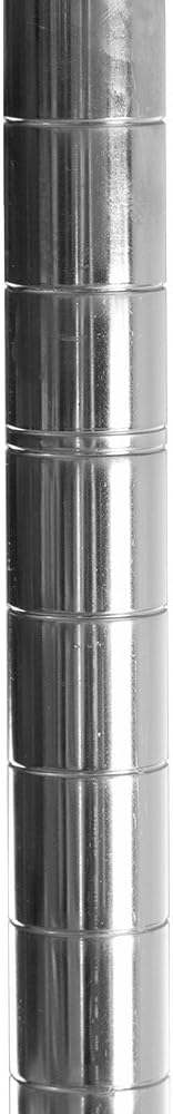Shelving Inc. 12" d x 24" w Chrome Wire Shelving with 2 Tier Shelves, Weight Capacity 800lbs Per Shelf