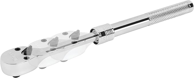 Titan 12184 1/4-Inch Drive x 6-1/2-Inch to 9-1/2-Inch 72-Tooth Extendable Ratchet