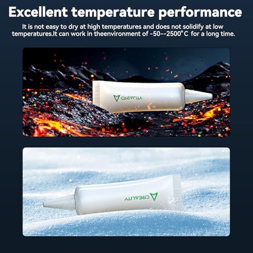 Creality Thermal Grease + Lubricant Grease for Ender 3/Ender 3 V2/Ender 3 V3/V3 SE/KE/Ender 3 V3 Plus/K1/K1 Max/K1CK1 SE//K2 Plus 3D Printer