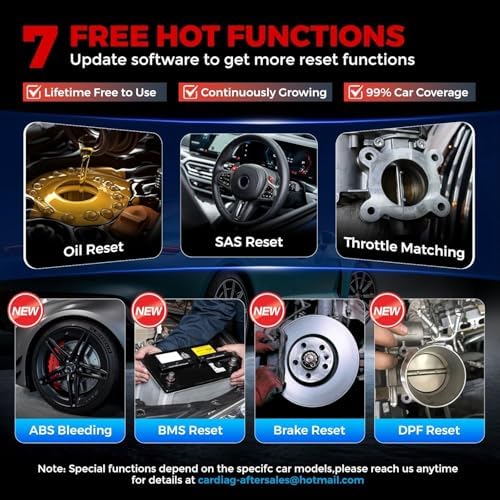 LAUNCH OBD2 Scanner CRP123I V3.0 Elite,7 Resets Car Scanner,Lifetime Update