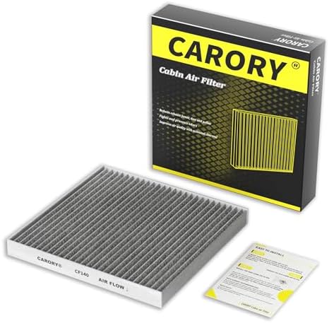 Cabin Air Filter w/Activated Carbon for Mitsubishi Outlander 2007-2024, Outlander Sport 2015-2025, Nissan Altima 2002-2006, Maxima 2004-2008, Infiniti G35 2003-2007 - Replaces CF10140, 7803A005, CF140