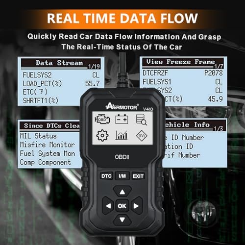 OBD2 Scanner, V410 Car Scanner Diagnostic Tool,Car Code Reader Scan Tool