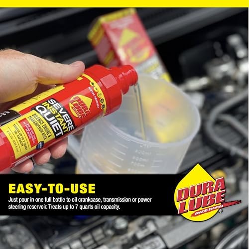 Dura Lube Severe Instant Quiet Helps Silence Engine and Transmission Noise | 8 oz., Single