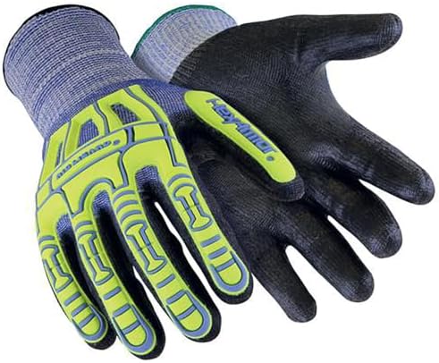 HexArmor Cut-Resistant Impact Protection PU Palm Work Gloves | Rig Lizard® Series 2095 | X-Small