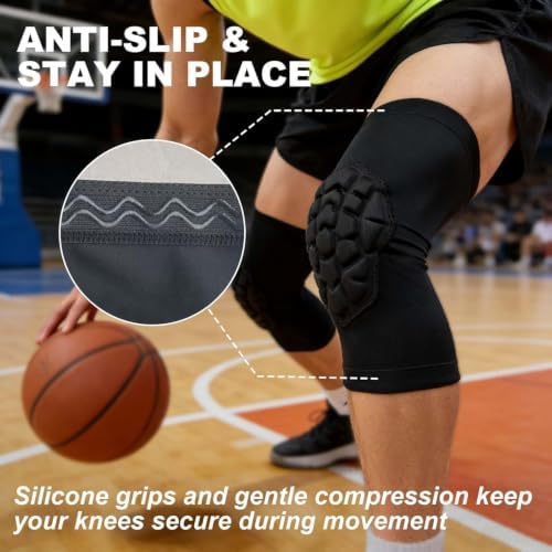 Men & Women Knee Pads for Work & Sport, Breathable Thin Sleeve, Black L