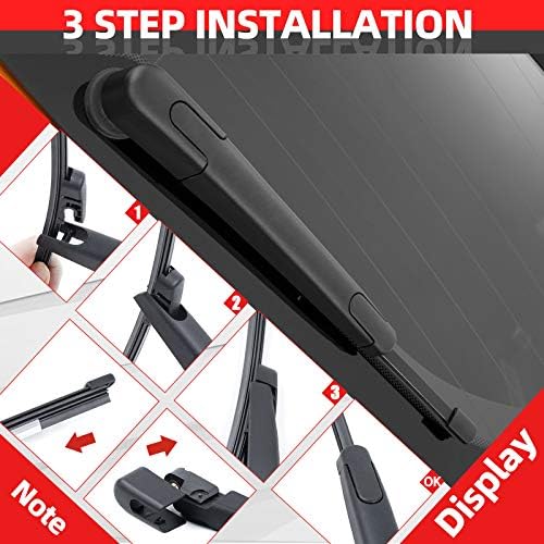 OTUAYAUTO Rear Windshield Wiper Arm Blade Kit - Replacement for Hyundai Veloster 2012-2017 - [New] OEM # 988112V000