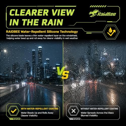 Silicone Windshield Wiper blades Replacement for