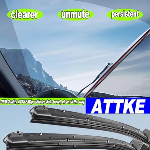 2 Wipers 26" + 26" Front Windscreen Wiper Blades for Mercedes W211 E Class 2003-2009 SL Class SL500 SL55 SL550 SL600 2003-2012 C219 CLS Class 2006-2011 OE Original Quality (Pack of 2)