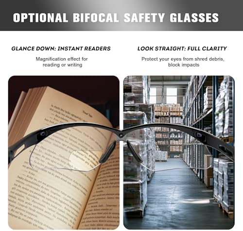 ProtectX Classic Safety Glasses, Anti-Fog Scratch Resistant Lenses
