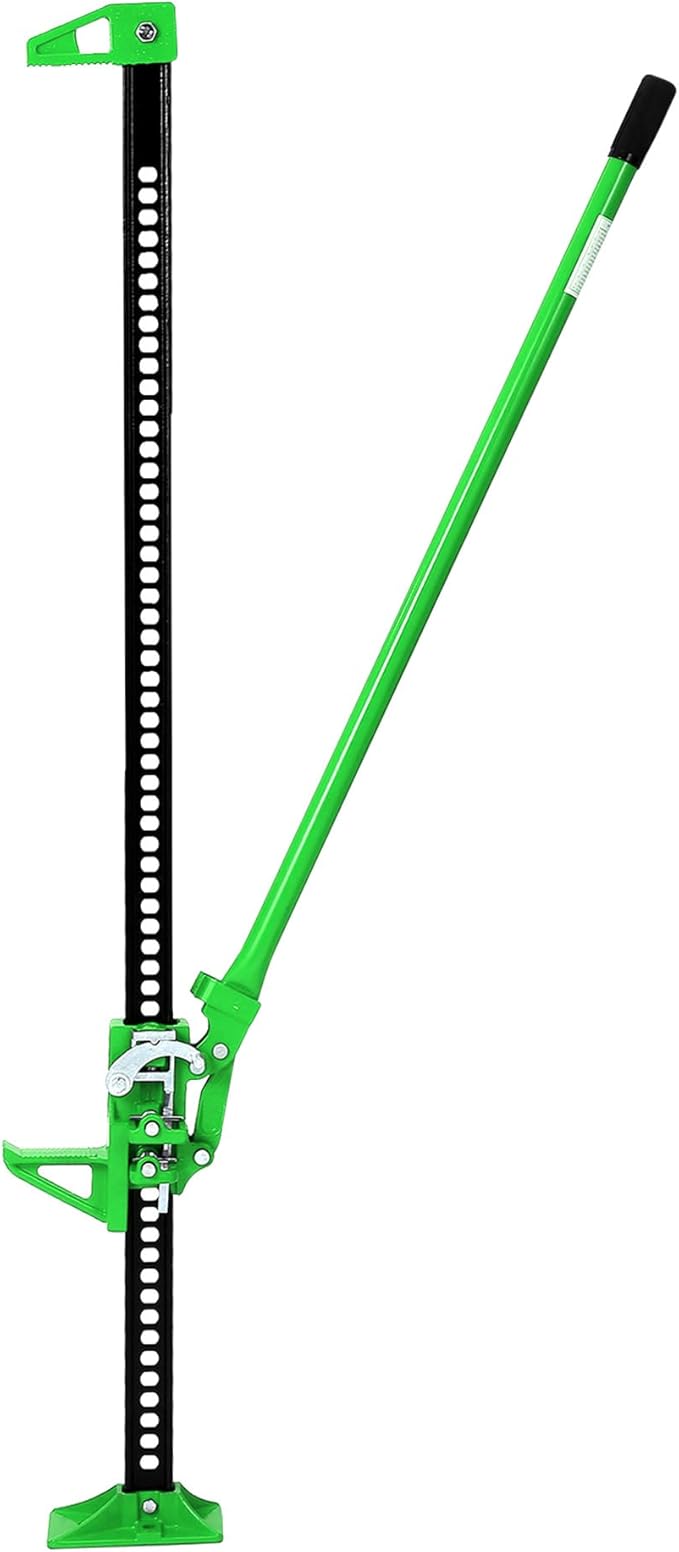 GarveeTech 60" Farm Jack, 3 Ton Capacity Ratcheting Off Road, Utility Heavy-Duty F-arm J-ack for Tractor, Truck, SUV, Lift Height 5.12-52 inches