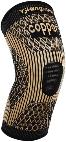 Copper Knee Braces for Women and Men,Compression Knee Sleeve for Knee Pain,Arthritis,Meniscus Tear,ACL,Joint Pain Relief,Knee Support Pads for Running,Workout Sports