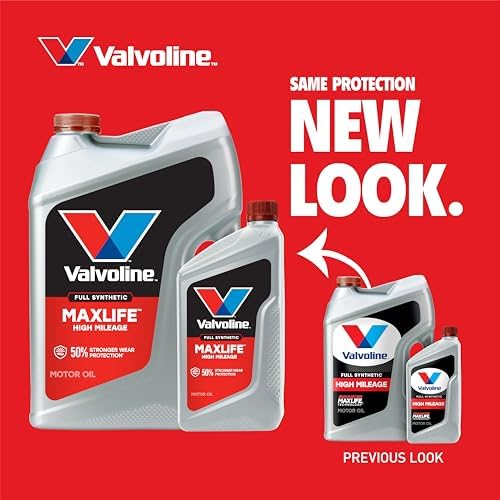Valvoline MaxLife High Mileage Full Synthetic 10W-30 Motor Oil 5 Quart