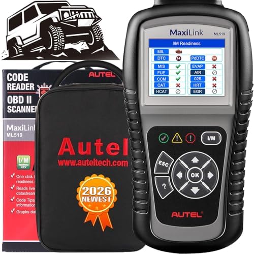 Autel MaxiLink ML519 OBD2 Scanner, 2026 OBDII Diagnostic Scan Tool