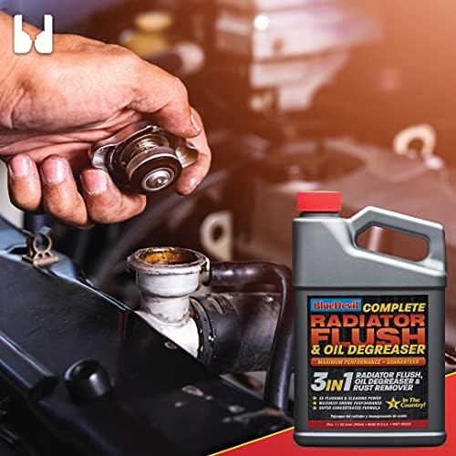 BlueDevil Products 00203 Radiator Flush & Oil Degreaser - 1 Quart (Pack of 2)