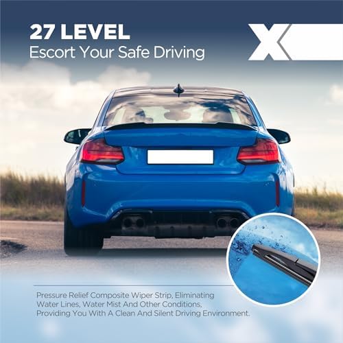 10 Inch Rear Wiper Blade Replacement for Honda HRV 2022-2016,Outlander Sport 2024-2011 RVR 2022-2010 Cooper Clubman 2023-2016 Infiniti QX56/QX80 Back Windshield Wiper Blade(10B/H250)