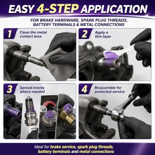 Brake Grease Lubricant Caliper Pins Brake Pads Synthetic Ceramic 1oz