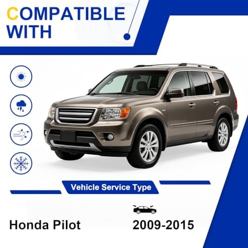 KAIYI 3 Windshield wipers Compatible with Honda Pilot 2009-2015