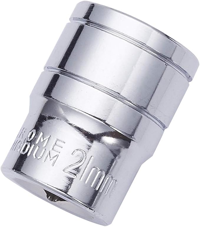 Utoolmart Shallow Socket, 1/2-Inches Drive 6-Point Socket, 20mm Chrome Vanadium Steel Chrome for General Repairs
