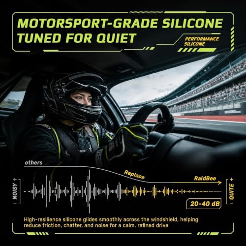 16" and 16" Silicone Windshield Wiper blades Replacement for