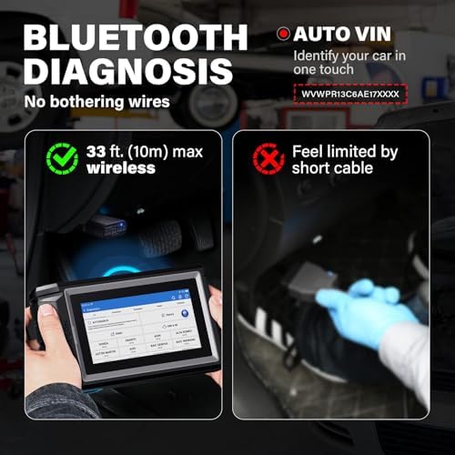 TOPDON AD800BT 2 OBD2 Scanner, Bidirectional Scan Tool, 28+ Reset Services