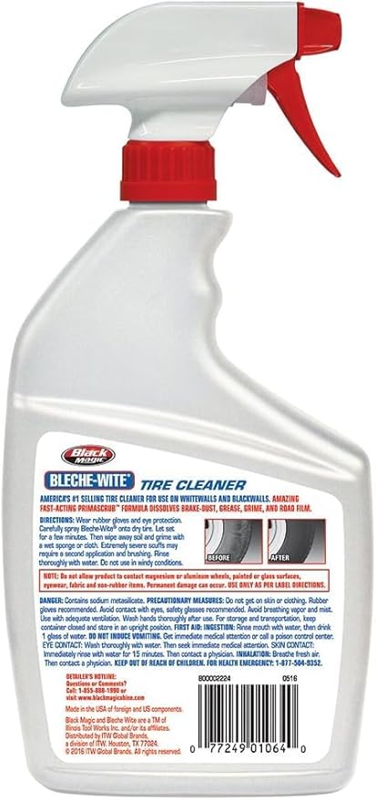Westleys 800002224 32 Oz Blech-Wite Tire Cleaner, 4 Pack