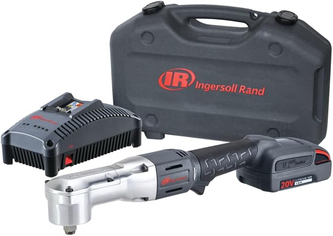 Ingersoll Rand W5350-K12 1/2" 20V Impact Wrench 1 Battery Kit, 180 ft-lb Torque, Friction Ring Retainer, Inline