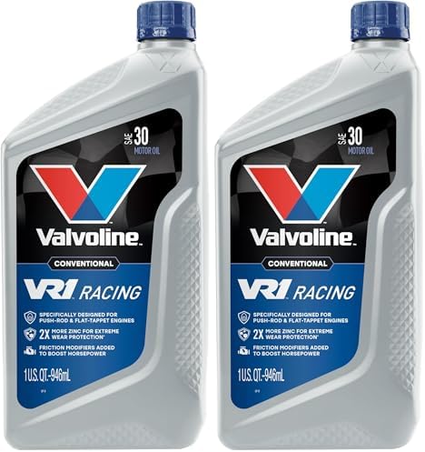 Valvoline VR1 Racing SAE 30 Motor Oil 1 QT (Pack of 2)