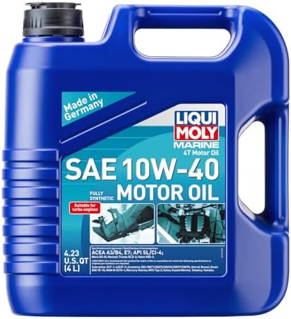 LIQUI MOLY Marine 4T Motor Oil SAE 10W-40 | 4 L | Marine motor oil | SKU: 20508