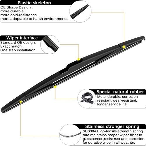 AUTOBOO Rear Wiper Arm Blade Replacement for Ford Edge Lincoln MKX