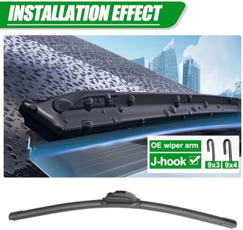 Windshield Wiper Blades compatible with Kia Seltos 2021-2024