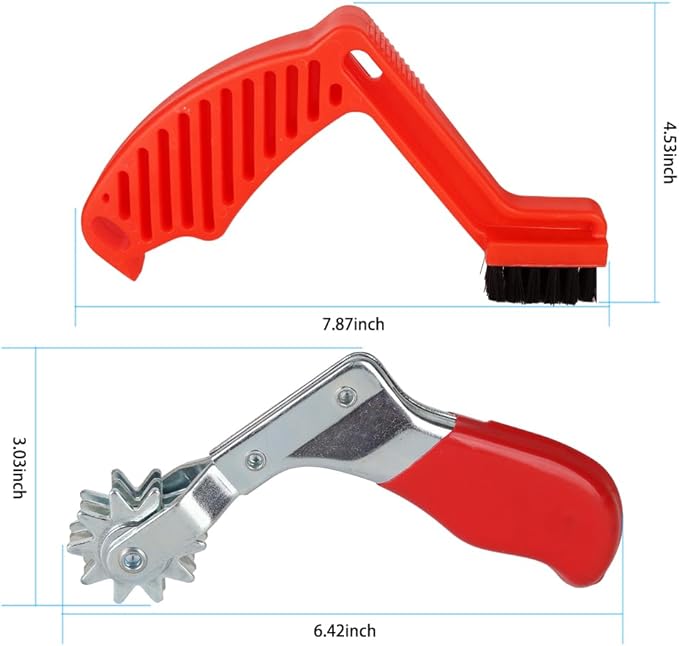 Wool Buffing Pad and Polishing Pad Cleaner Tool Set, Polishing Spur Tool Set, Foam Buffing Pad Conditioning Brush, Car Buffing Pad Professional Cleaning Tool