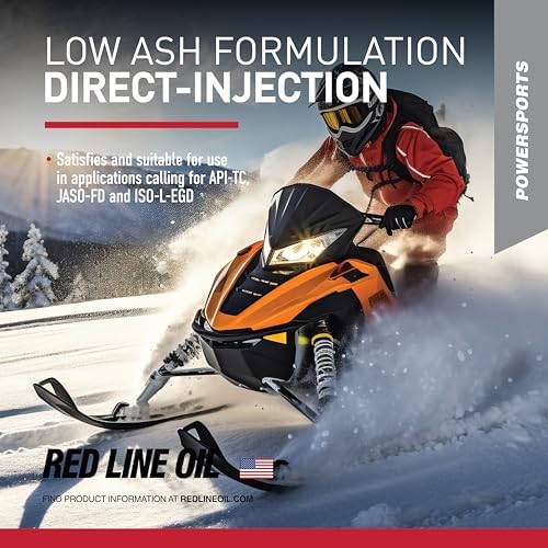 Red Line 41005 Snowmobile Oil Two-Stroke Synthetic - Gallon