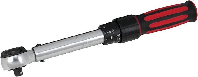 Performance Tool M197 3/8-Inch Drive Torque Wrench 250 inch/lb. - Dual Scale, Audible Click, Precision Ratchet