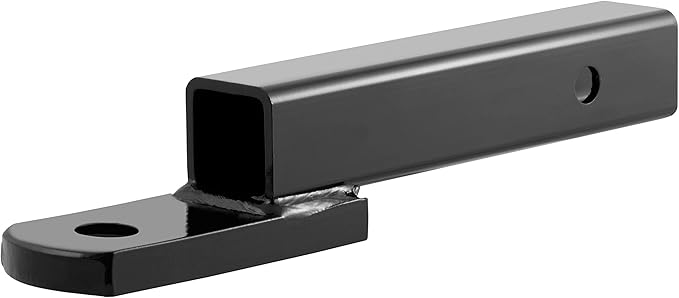CURT 45020 Class 3 Trailer Hitch Ball Mount, Fits 2-Inch Receiver, 7,500 lbs, 1-Inch Hole, 2-In Drop, 3/4-Inch Rise