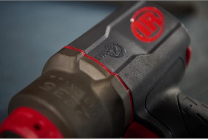 Ingersoll Rand 2236QTIMAX-2 DXS2 1/2" Air Impact Wrench, 2" Extended Anvil, Quiet, 1500 ft-lb Torque, Titanium Hammercase, Friction Ring Retainer, Pistol, Interchangeable Anvil, Multi-functional Tool