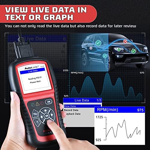 Autel AutoLink AL519 Enhanced Universal OBD2 Scanner Car Diagnostic Tool
