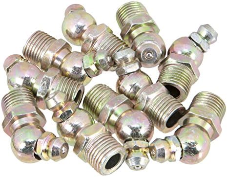 Performance Tool W54242 1/8 in. NPT 45 Degree Grease Fitting, 10 Pack