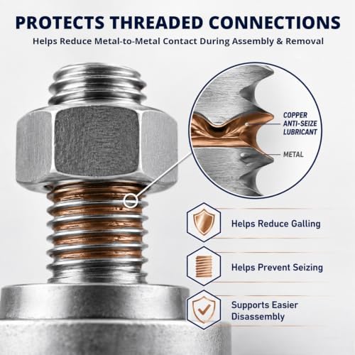 WELLOCKS Copper Anti-Seize Grease, 30g for Automotive Metal Parts