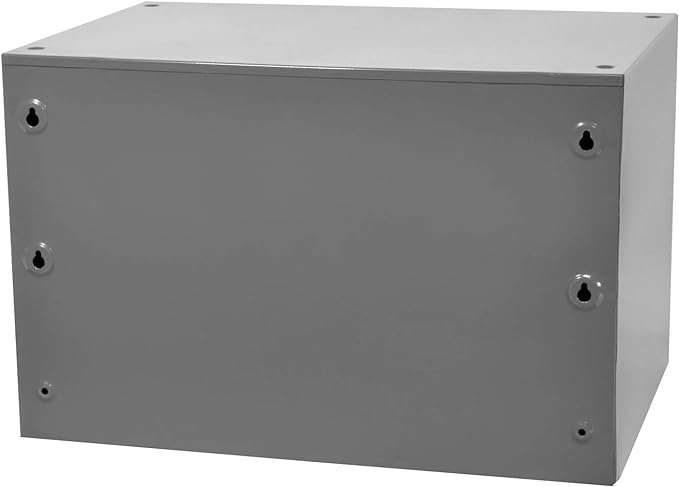 Akro-Mils Steel Garage Storage Cabinet, Small Parts Organizer Metal Cabinet for Hardware, Nails, Screws, Bolts, Nuts, and More, 17" W x 11" D x 11" H, 15-Drawer, Gray Cabinet/Black Drawers (19715)