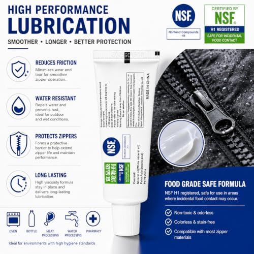 Multi-Purpose Food Grade Lubricant, 2 Pack 0.35oz Tube