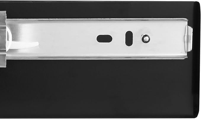 VEVOR Under Desk Drawer Slide Out, 22 inch Under Desk Mounted Pull-out Drawer Attachment, Hidden Under Counter Drawers for office Home Sit Stand Workstation, Black