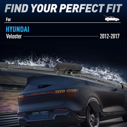 9" Rear Wiper Blades for Hyundai Veloster 2017-2012