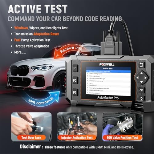 FOXWELL NT510 Pro fit for BMW, 2-in-1 Scan Tool & 12V Battery Tester