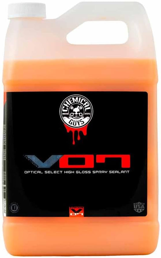 Chemical Guys WAC_808 Hybrid V7 Optical Select High Gloss Spray Sealant & Quick Detailer (Safe for All Finishes Including Ceramic Coatings), 128 fl oz (1 Gallon), Orange Scent