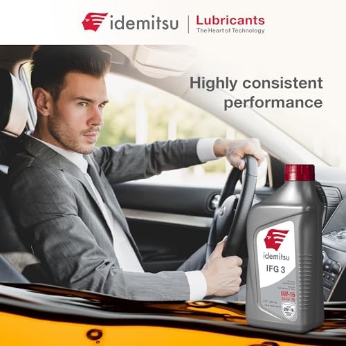 Idemitsu IFG3 0W-16 SP/GF-7B Full Synthetic Motor Oil – 1 Qt, 2 Pack
