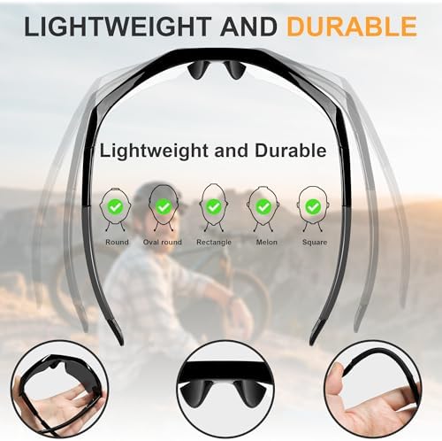 Safety Glasses for Men, Anti Scratch & UV Protection Work Glasses