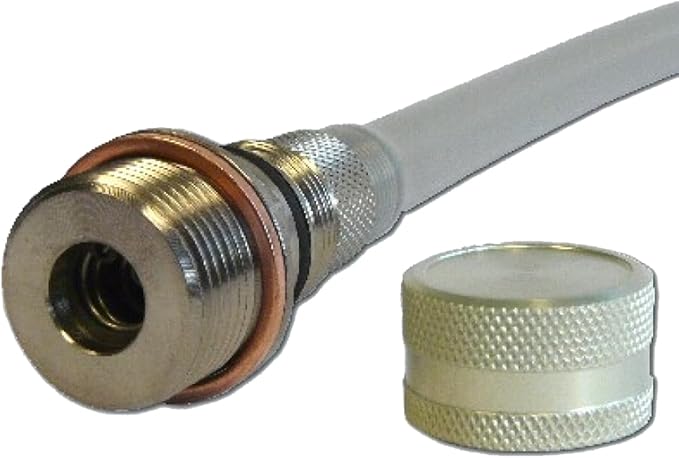 Stahlbus Oil Drain Valve Plug M22x1.5x12mm Steel - CLEAN, EASY, NO TOOL Oil Change - Includes Oil Drain Plug, Washer, Cap, Connector, Silicone Hose