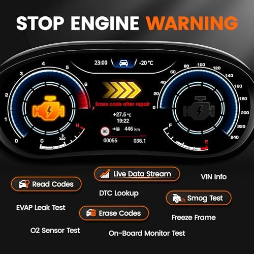 ANCEL AD530 PRO 2-in-1 OBD2 Scanner and 12V Battery Tester