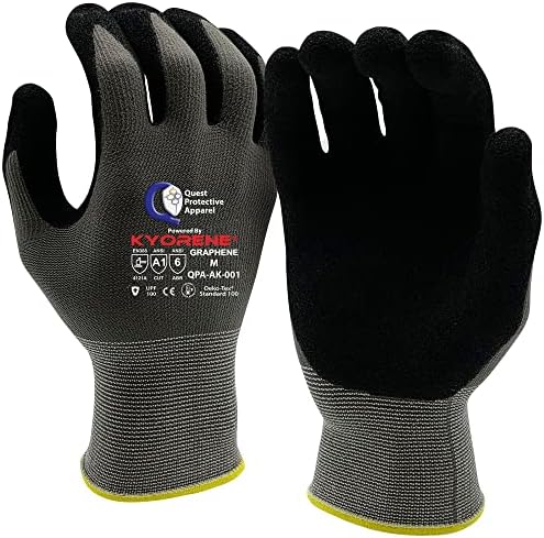 Quest Cut Resistant Work Gloves, ANSI A1, Medium, Pack of 1